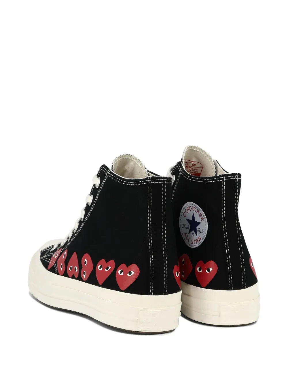 Comme Des Gar ns Play X Converse Heart-Print High-Top Trainers