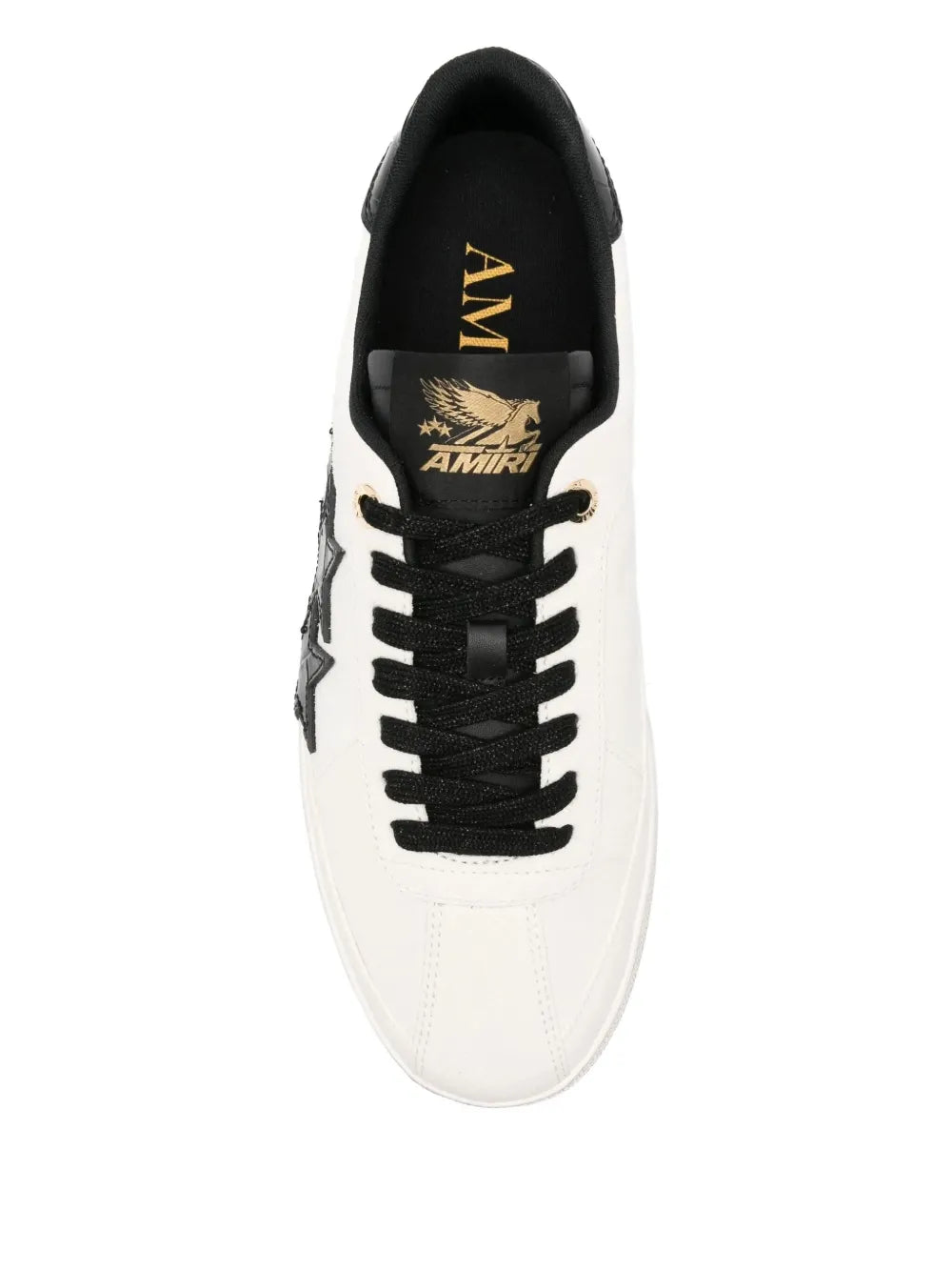Amiri Star-Motif Leather Sneakers