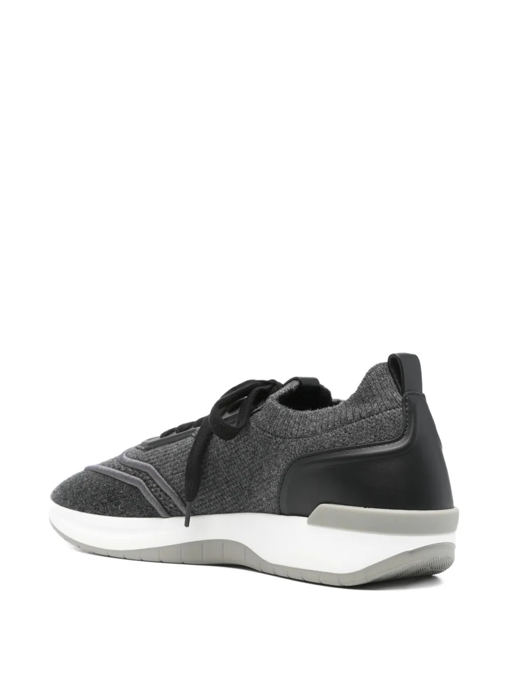 Brioni Panelled Lace-Up Sneakers