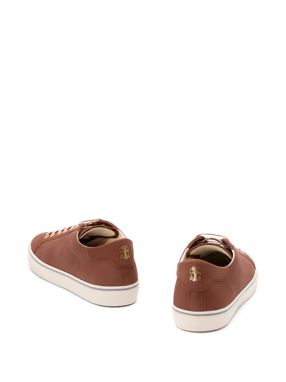 Brunello Cucinelli Leather Lace-Up Fastening Sneakers