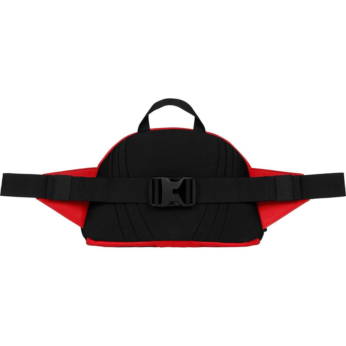 Supreme-The North Face Leather Roo II Lumbar Pack - Red — Back View